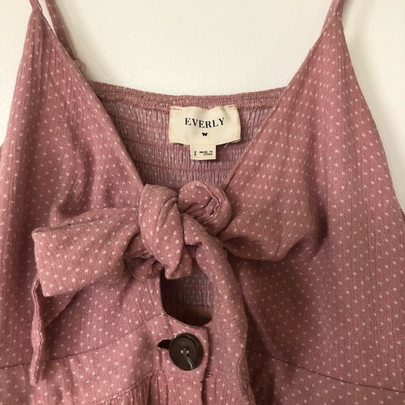 Pink polka dot dress - Picture 3 of 5